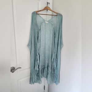 Whisper Washed Ruffle Kimono